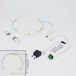 Spot Encastrable Finsrud Led Blanc, 1 Lumiere