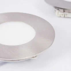 Spot Encastrable Finsrud Led Nickel Mat, 1 Lumiere