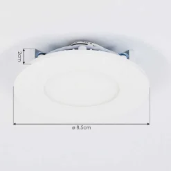 Spot Encastrable Finsrud Led Blanc, 1 Lumiere