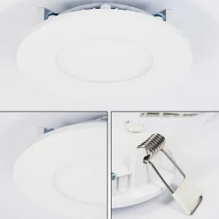 Spot Encastrable Finsrud Led Blanc, 1 Lumiere