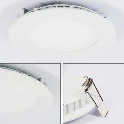 Spot Encastrable Finsrud Led Blanc, 1 Lumiere