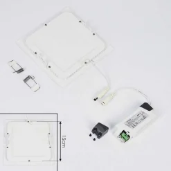 Spot Encastrable Finsrud Led Blanc, 1 Lumiere