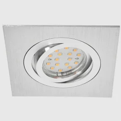 Spot Encastrable Monthois Led Chrome, Nickel Mat, 1 Lumiere