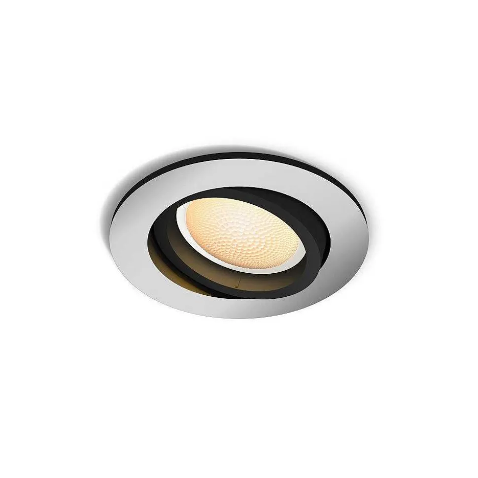Spot Encastrable Philips Hue Milliskin Led Aluminium, 1 Lumiere