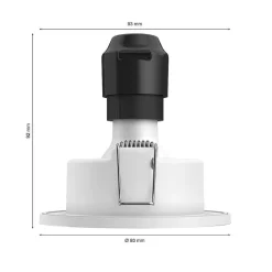 Spot Encastrable Philips Hue Xamento Led Chrome, 3 Lumieres