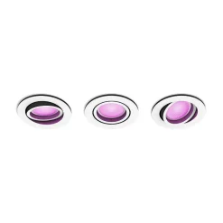 Spot Encastrable Philips Hue Centura Led Blanc, 3 Lumieres