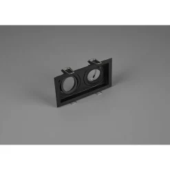 Spot Encastrable Trio Kenai Led Noir, 2 Lumieres