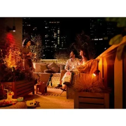 Spot, Set D'Extension Philips Hue Ambiance White & Color Waca Lily Led Noir, 1 Lumiere, Changeur De Couleurs