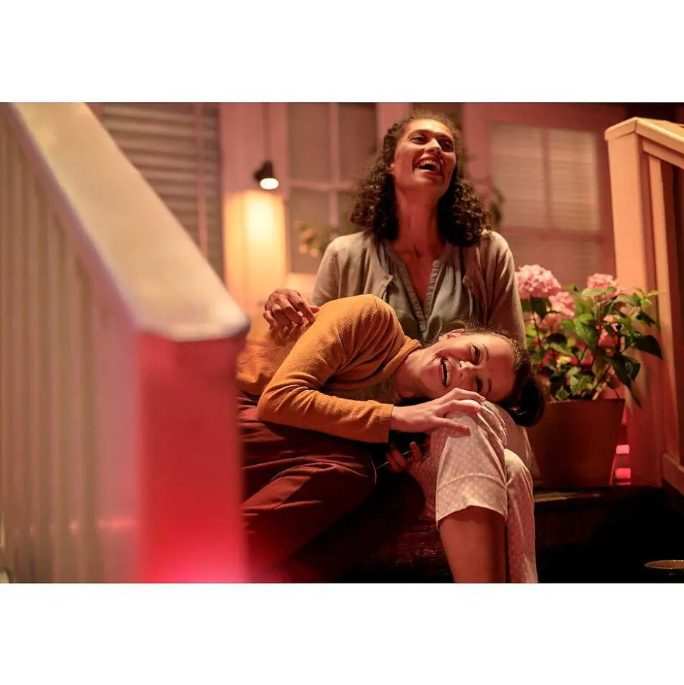 Spot, Set D'Extension Philips Hue Ambiance White & Color Waca Lily Led Noir, 1 Lumiere, Changeur De Couleurs