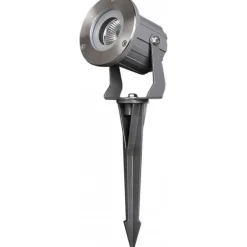 Spot Sur Pieu Lcd Fellbach Led Acier Inoxydable, 1 Lumiere