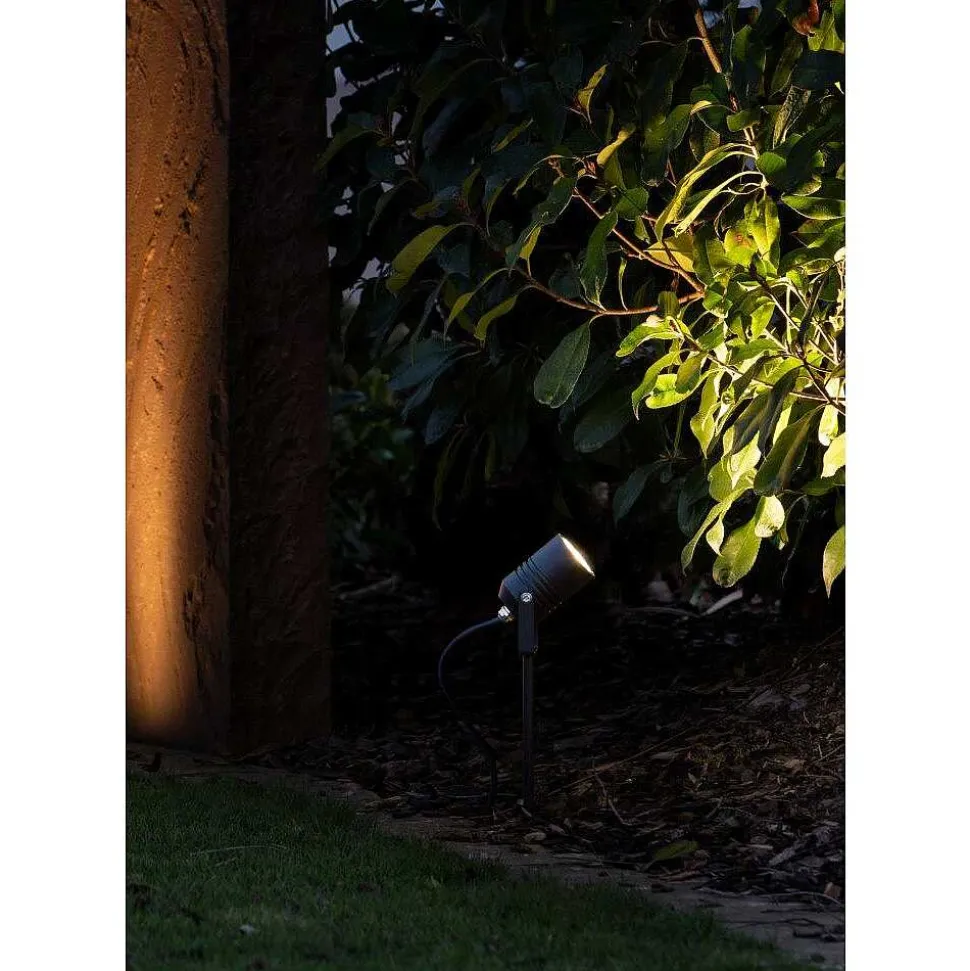 Spot Sur Pieu Lcd Typ 5018 Led Noir, 1 Lumiere