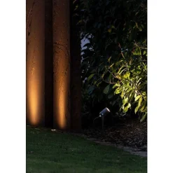 Spot Sur Pieu Lcd Typ 5018 Led Noir, 1 Lumiere