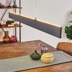 Suspension Aduard Led Anthracite, 2 Lumieres