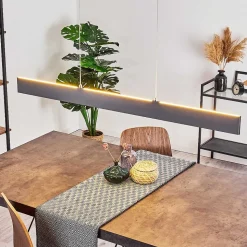 Suspension Aduard Led Anthracite, 2 Lumieres