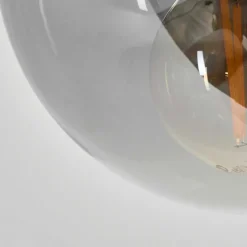 Suspension Agropoli Noir, 4 Lumieres