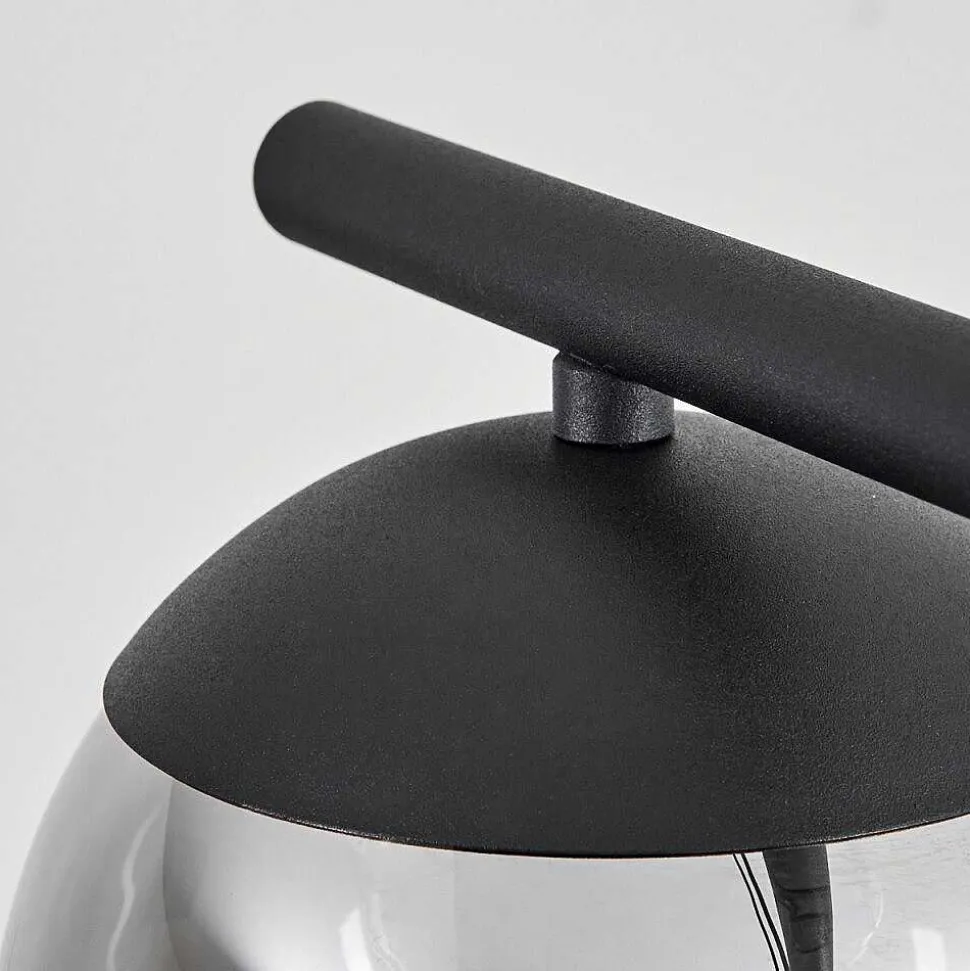 Suspension Agropoli Noir, 4 Lumieres