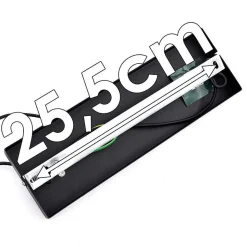 Suspension Alsen Noir, 4 Lumieres