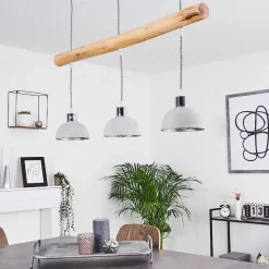 Suspension Ambri Nickel Mat, 3 Lumieres