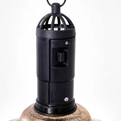 Suspension Anaheim Led Cuivre, Noir, 1 Lumiere