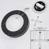 Suspension Areja Led Noir, Blanc, 1 Lumiere