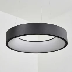 Suspension Areja Led Noir, Blanc, 1 Lumiere
