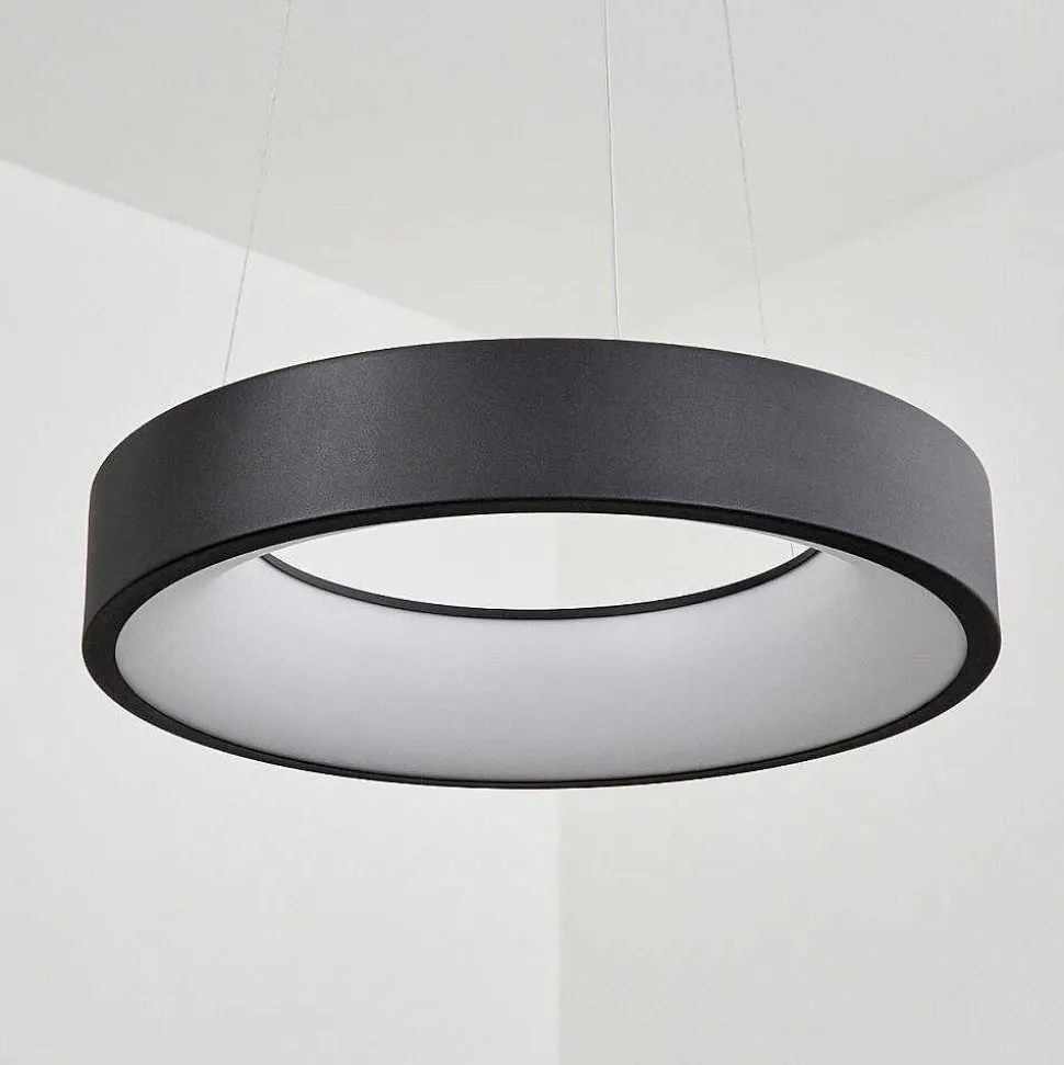 Suspension Areja Led Noir, Blanc, 1 Lumiere