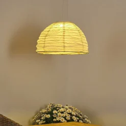 Suspension Augusta Led Creme, 1 Lumiere