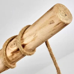 Suspension Bardhaman Brun, Noir, 4 Lumieres