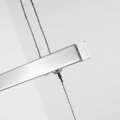 Suspension Bolonda Led Nickel Mat, 3 Lumieres