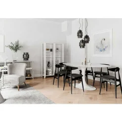 Suspension By Rydens Ebbot Noir, 3 Lumieres