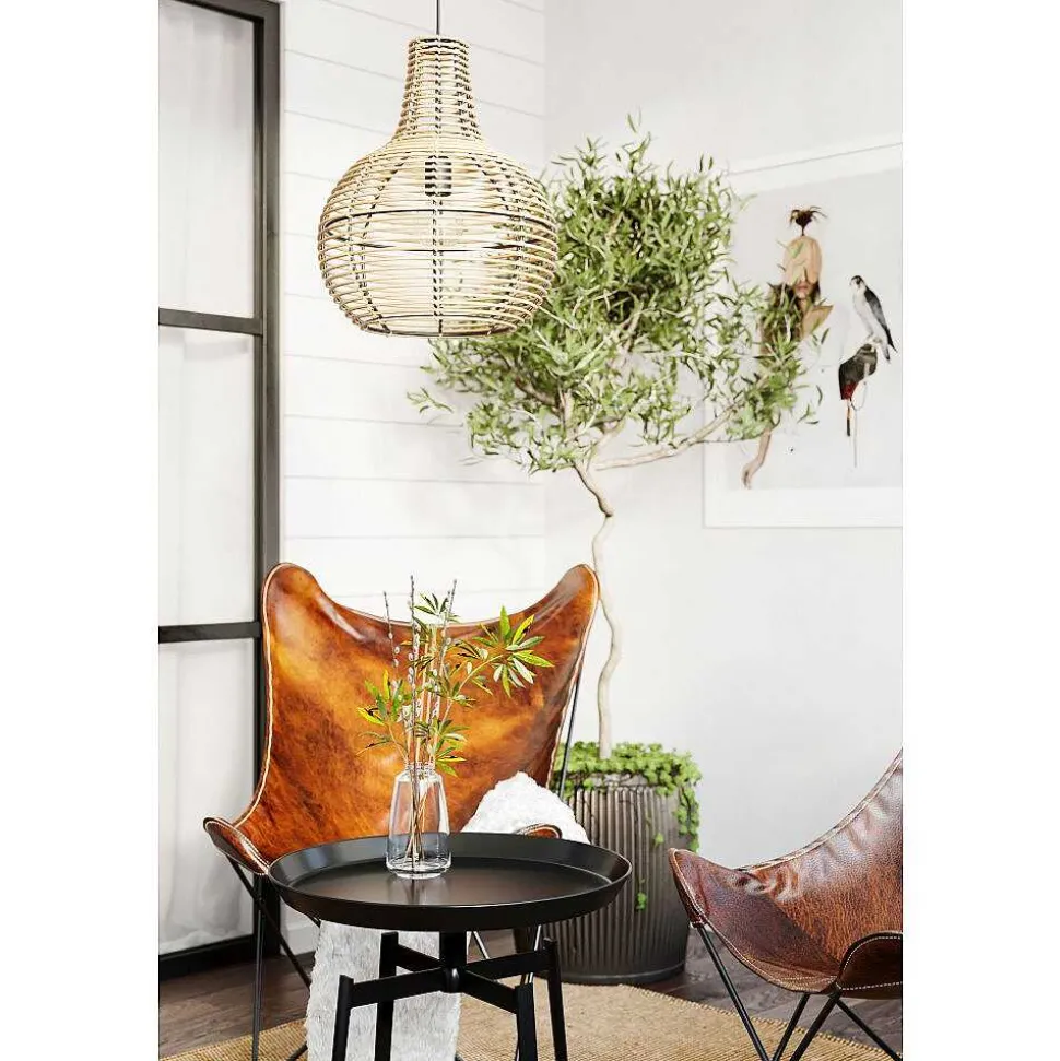 Suspension By Rydens Granada Bois Clair, Noir, 1 Lumiere