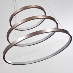 Suspension Canisteo Led Nickel Mat, 3 Lumieres