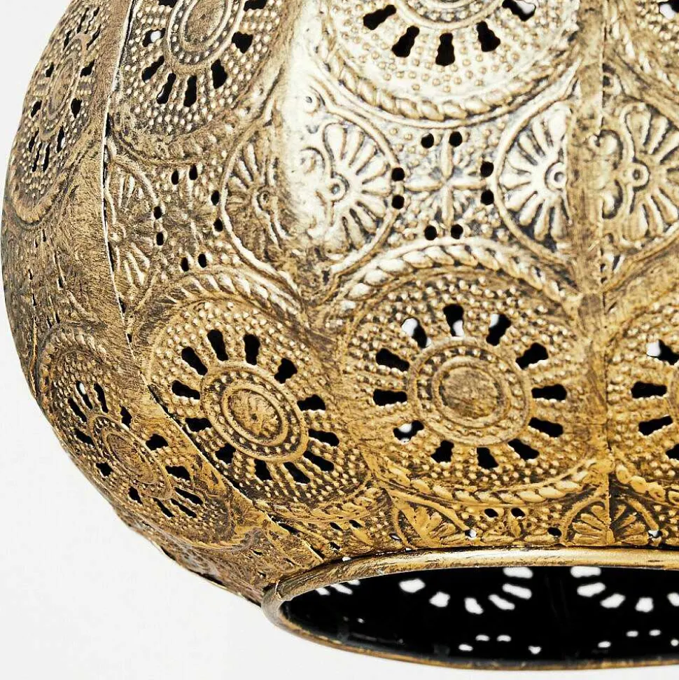 Suspension Cassis Vieux Laiton, 1 Lumiere