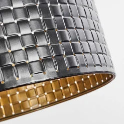 Suspension Chabian Brun, Couleur Bois, Noir, 3 Lumieres