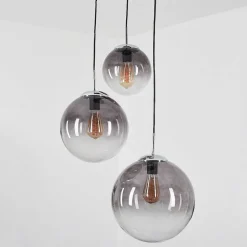 Suspension Degevos Gris, 3 Lumieres