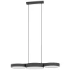 Suspension Eglo Barbano-Z Led Noir, 3 Lumieres