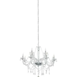 Suspension Eglo Basilano Chrome, 12 Lumieres