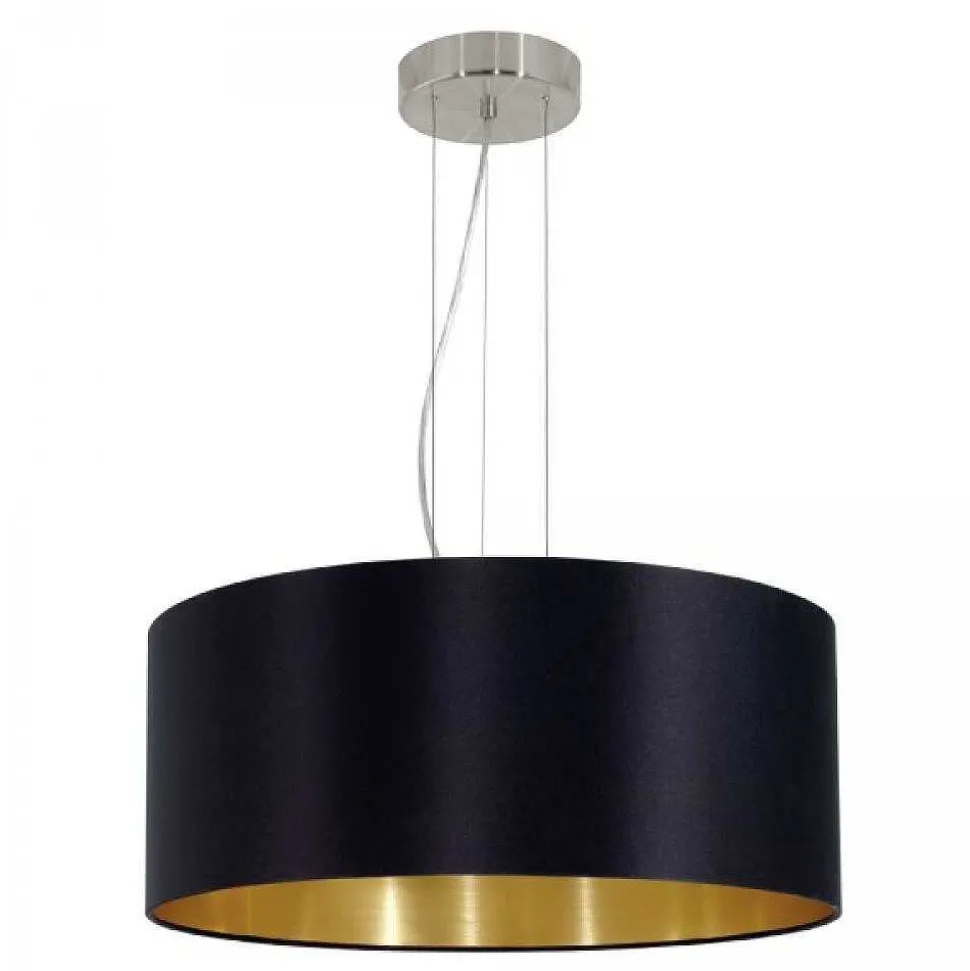 Suspension Eglo Maserlo Nickel Mat, 3 Lumieres