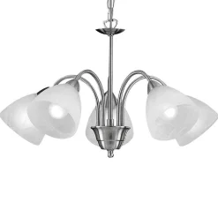 Suspension Eglo Pasto Nickel Mat, 5 Lumieres