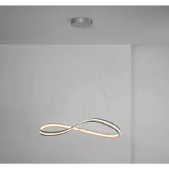Suspension Escale Infinity Led Nickel Mat, 1 Lumiere