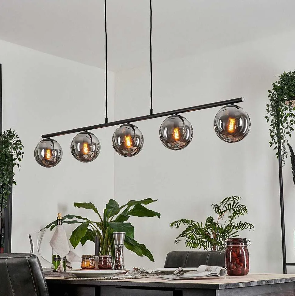 Suspension Gastor Fume, 5 Lumieres