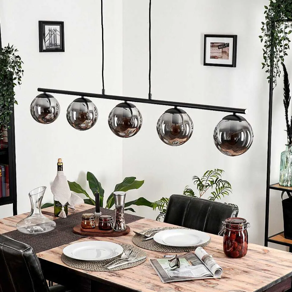 Suspension Gastor Fume, 5 Lumieres