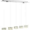 Suspension Globo Amur Led Chrome, 1 Lumiere