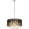 Suspension Globo Bagana Led Chrome, 12 Lumieres
