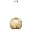 Suspension Globo Brandon Chrome, 1 Lumiere