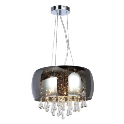 Suspension Globo Kalla Chrome, 5 Lumieres