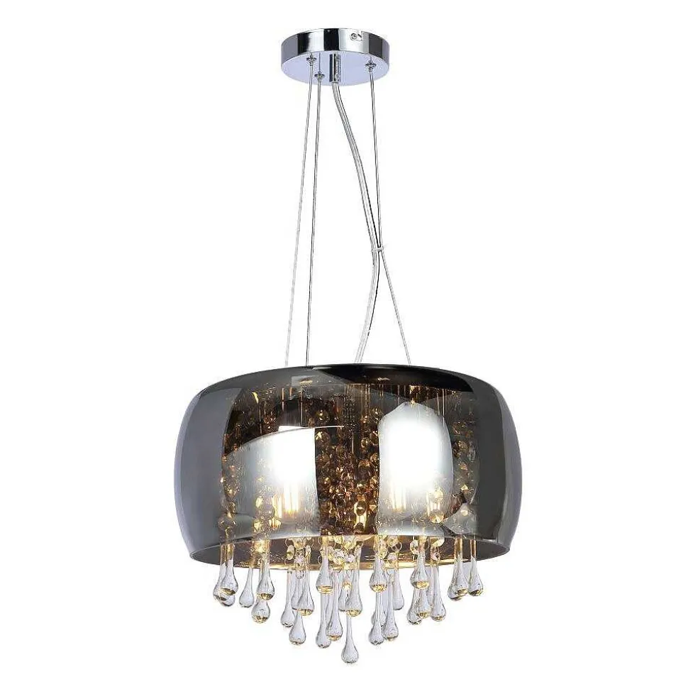 Suspension Globo Kalla Chrome, 5 Lumieres