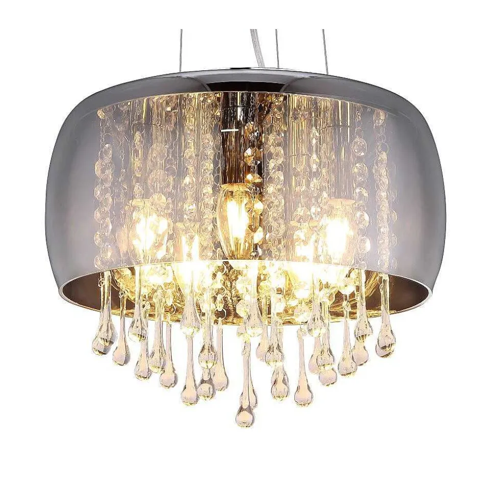 Suspension Globo Kalla Chrome, 5 Lumieres