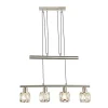 Suspension Globo Kris Nickel Mat, 4 Lumieres