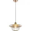 Suspension Globo Nevis Bronze, 1 Lumiere